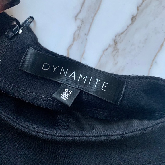 BLACK MESH SLEEVE DRESS - Picture 2 of 2